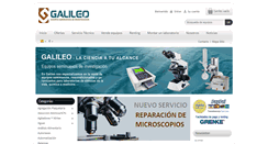 Desktop Screenshot of galileoequipos.com